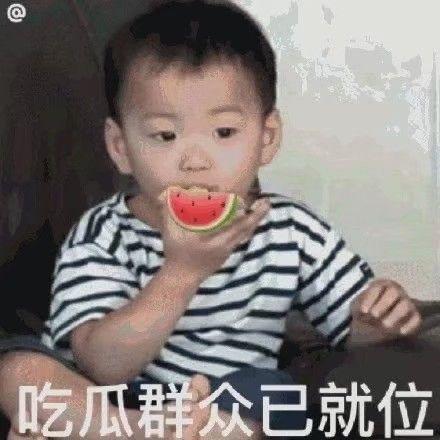 吃瓜表情包可爱,吃瓜表情包的可爱魅力  第2张